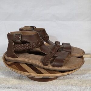 B.O.C by Born Women's Melinda Gladiator Sandal size 10 Brown Stappy
